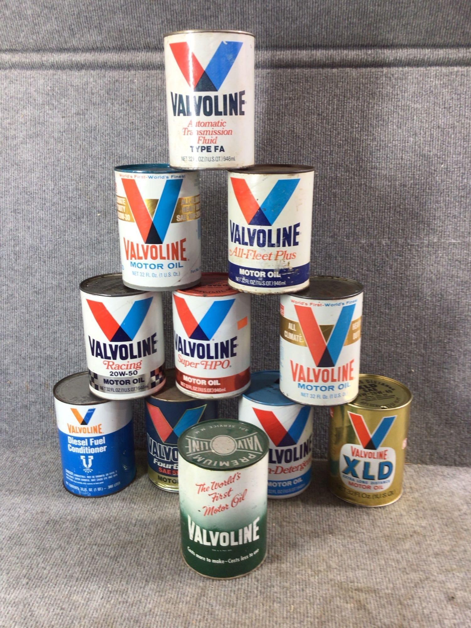 11- Various Valvoline 1qt cans (1 of 7)
