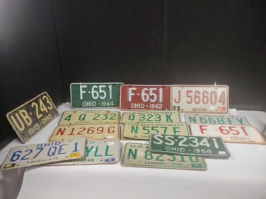 1949-1980s License Plates