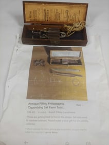 Antique Pilling Philadelphia Caponizing Set