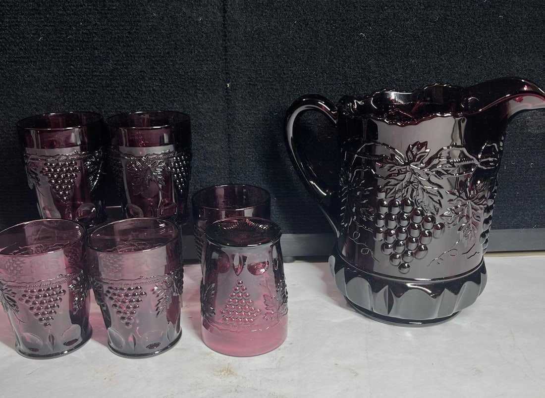 Mosser Purple Amethyst Grape Vine Water Set (1 of 5)