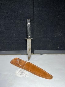 Imperial Fixed Blade Knife w/ Leather Sheath