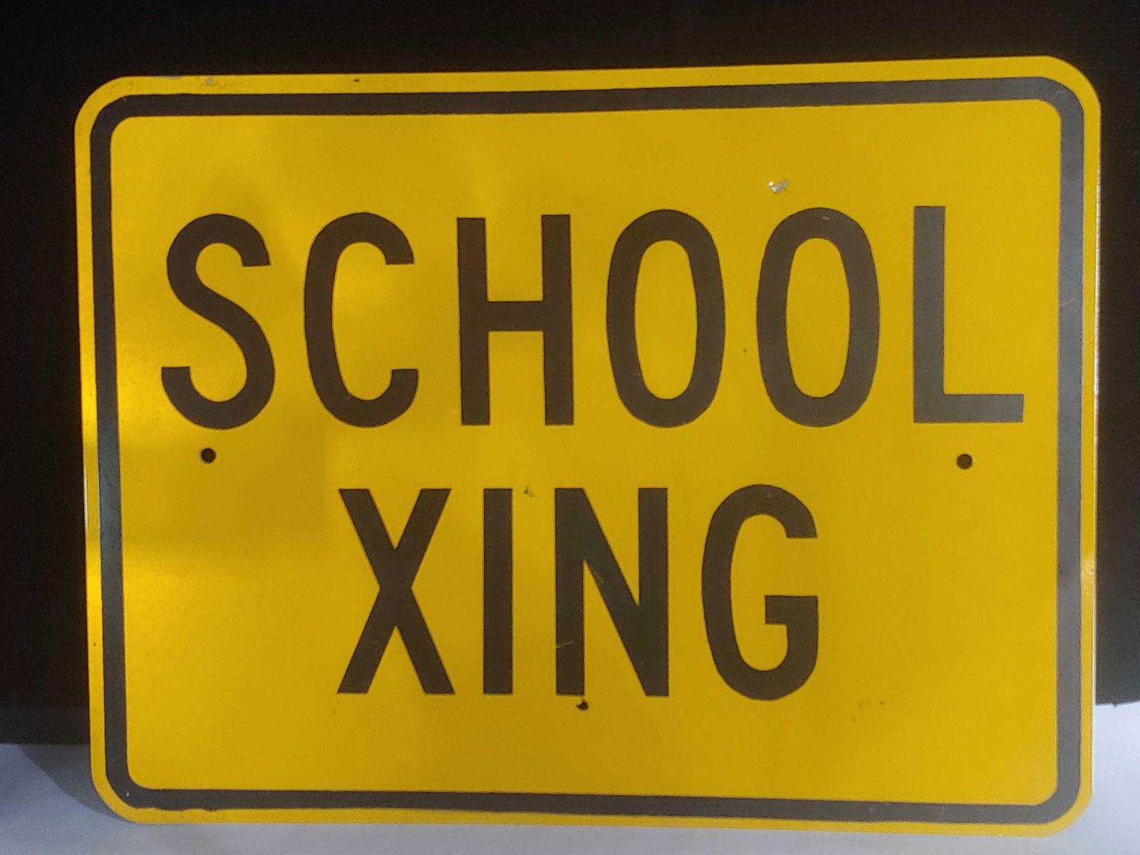 School Xing Sign (1 of 2)