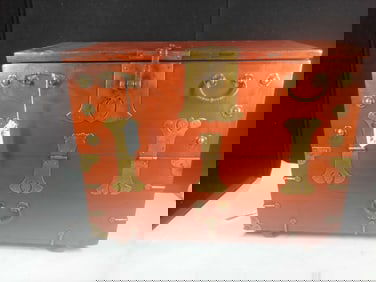 Asian Inspired Drop Front Chest