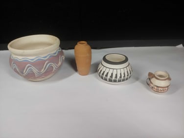 Tribal & Mexican Decorated Pottery