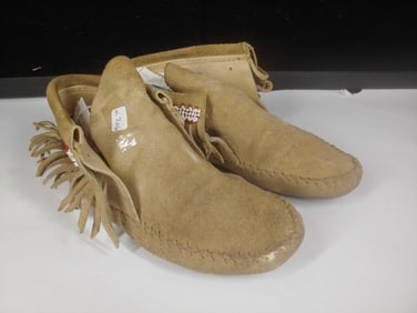 Native American Leather Moccasins