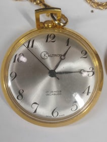 Kaltron 17 Jewel Pocket Watch