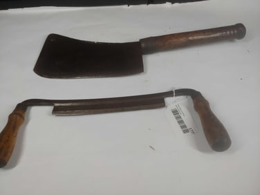 Early Cleaver & Clearcut Draw Knife