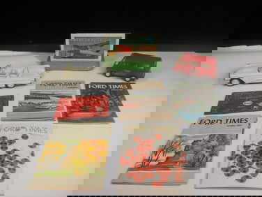 Ford Thunderbird Model car, Ford Times Magazines, American Flyer Tin Sign and More