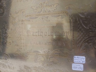 Bartholomay Brew Co Etched Serving Tray