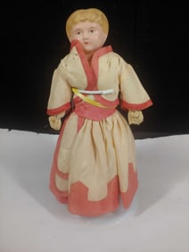 1920s Minerva Tin Head Doll