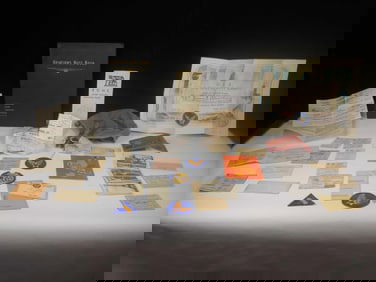 Fighter Pilot Hat and Aviation Ephemera