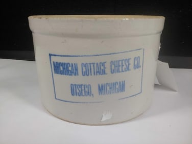 Michigan Cottage Cheese Crock