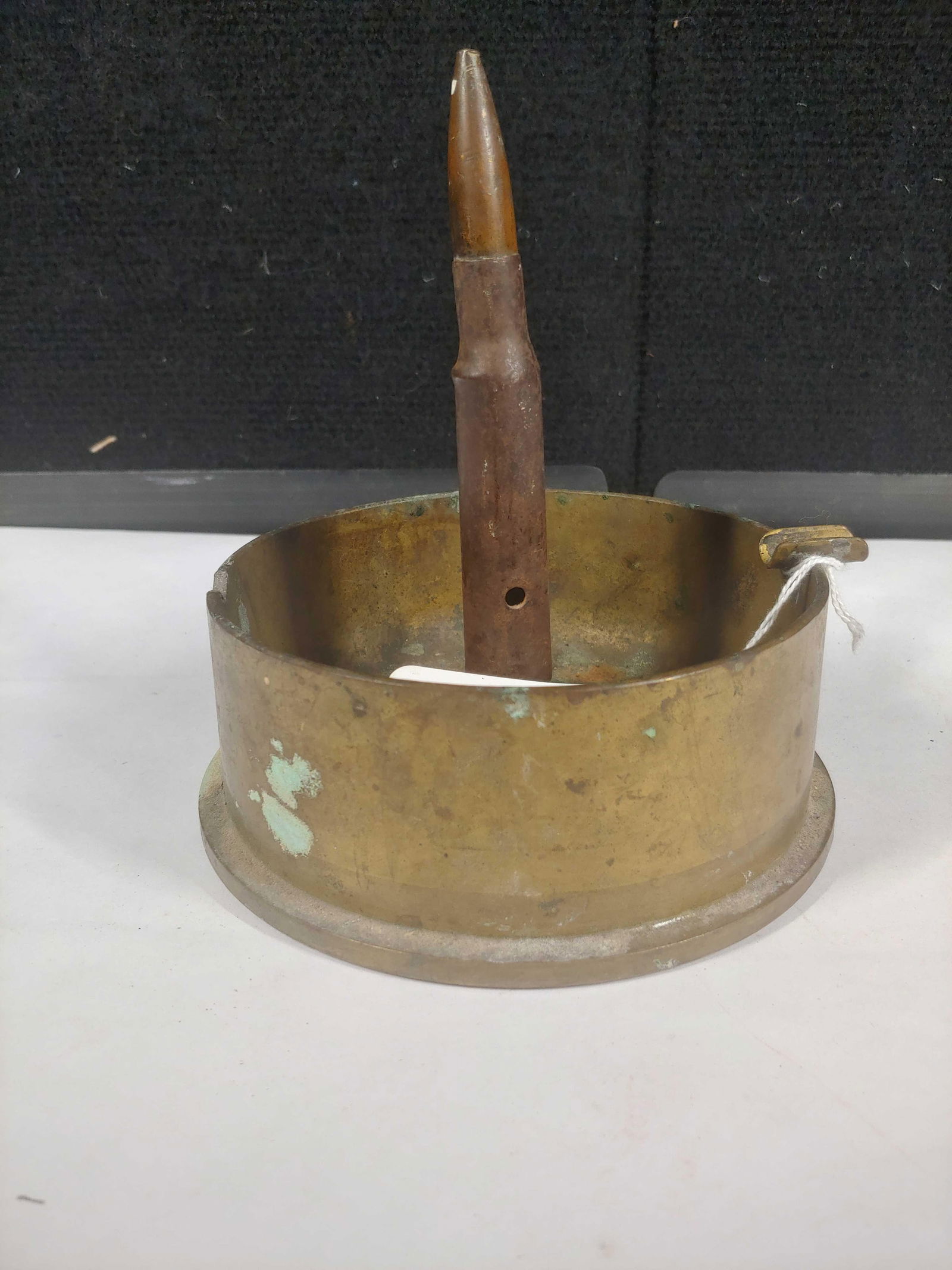 Trench Art Brass Bullet Ashtray (1 of 4)