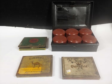 Cigarette Tins & Spice Set