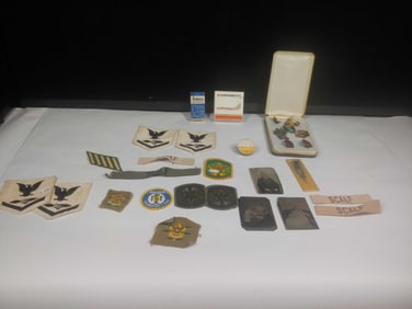 Military & Scout Patches and Small Collectibles