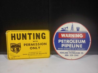 Pipeline & Hunting Signs