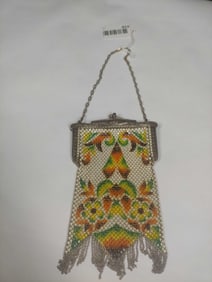 Flapper Girl 1920s Mesh Handbag