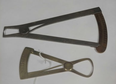 Two Antique Jewelers Diamond Weight/ Estimator Gauges