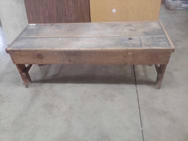 Rustic Hardwood Bench