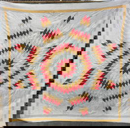Star of Bethlehem Hand stitched quilt