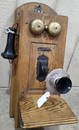 Oak Wall Phone