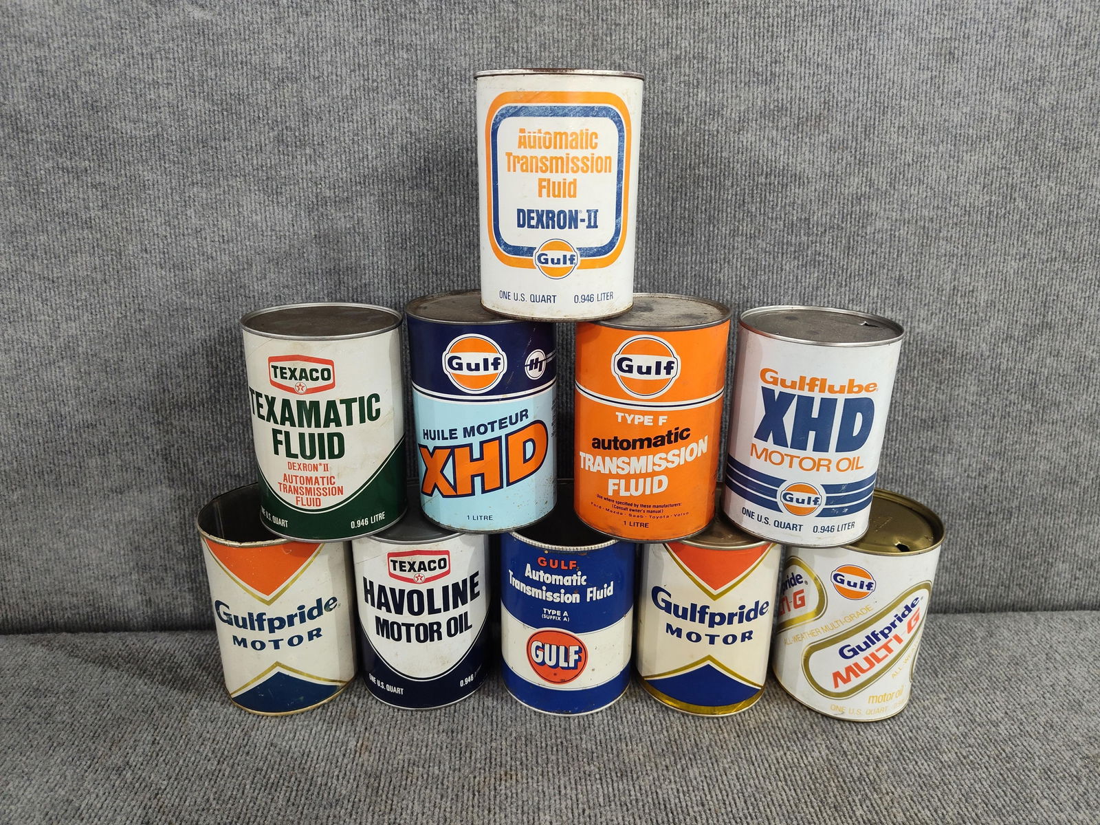 10- Various 1 Quart Cans (1 of 4)