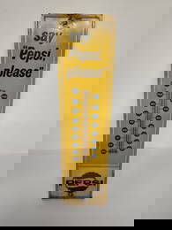 Say "Pepsi Please" Advertising Thermometer