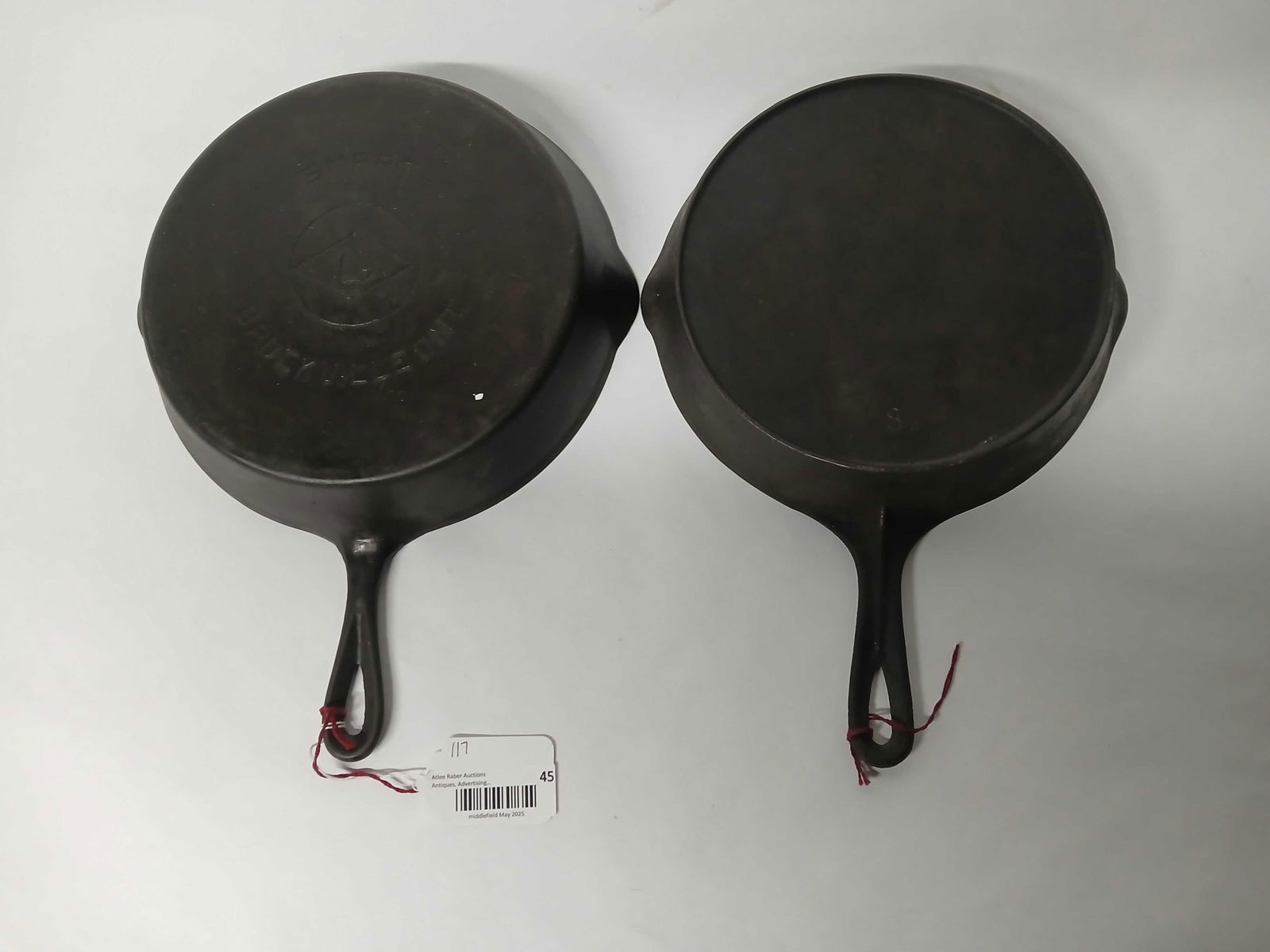 Cast Iron #8 and #9 Skillets (1 of 5)