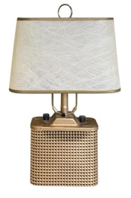 Mid Century Berger Battery Operated Portable Camping Off Grid Tent, Cabin, Table Light