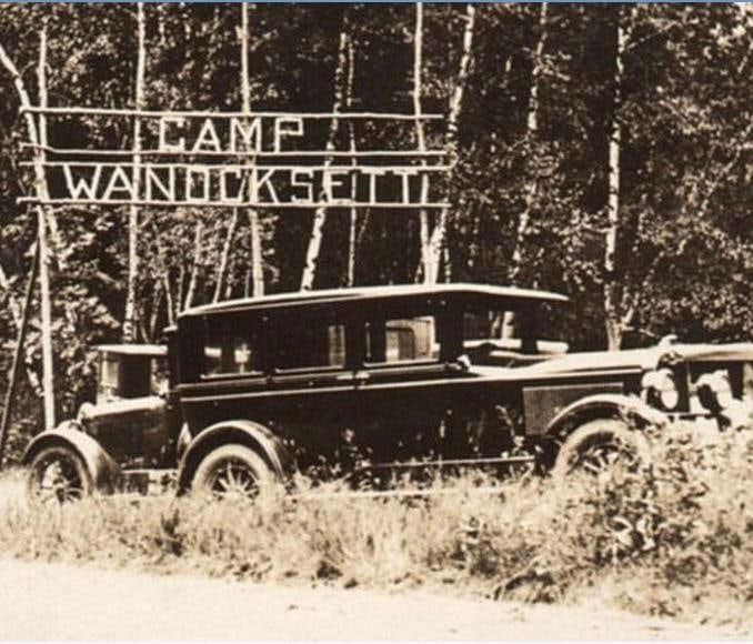 Paul Revere Auerhamer's 1930s Camp Wanocksett Staff Champion Knit Jacket & Camp Logo Sweatshirt (1 of 14)