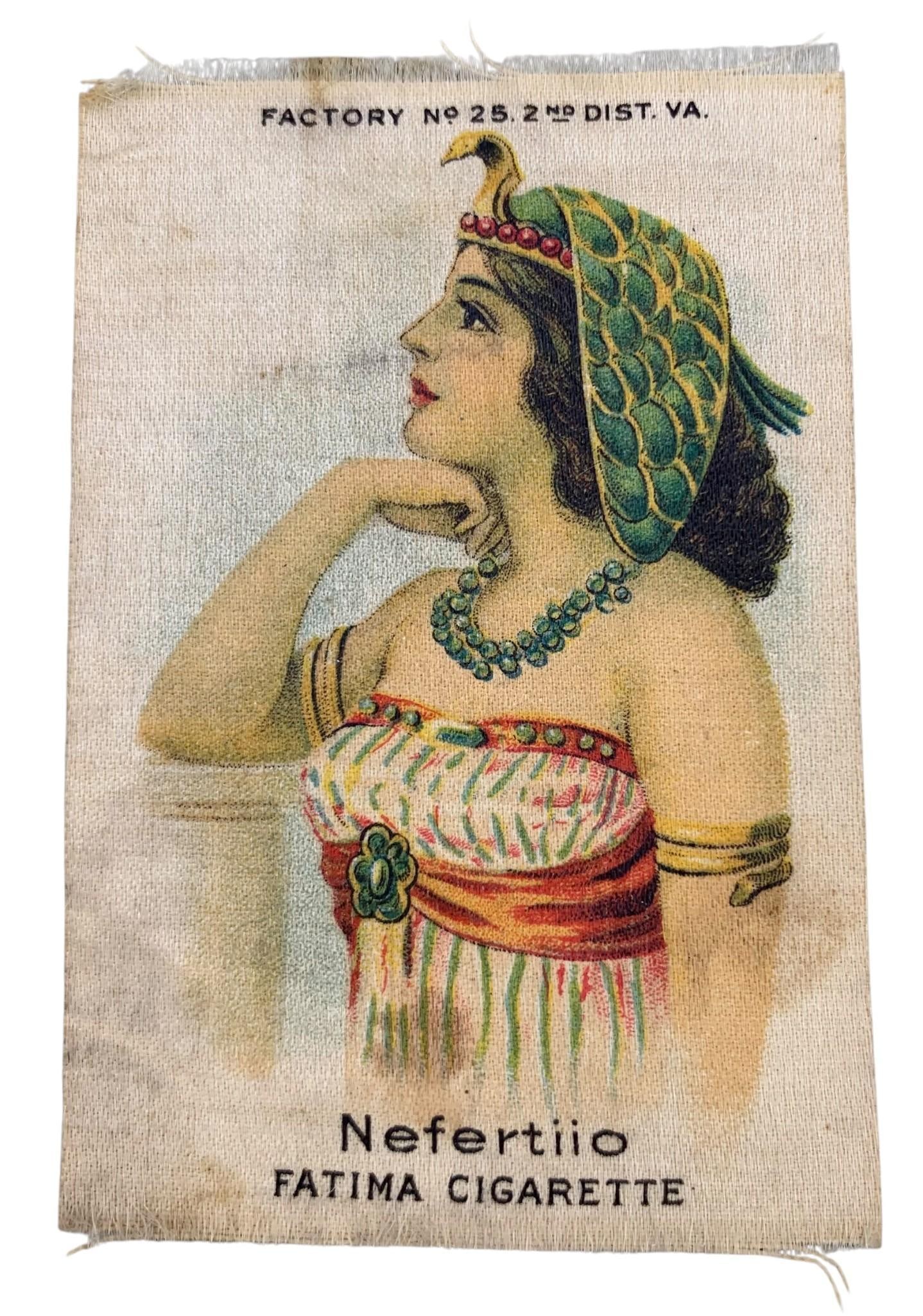 19 pc Early Piedmont & FATIMA Cigarettes Lovely Ladies Tobacco Silk Collection (1 of 7)