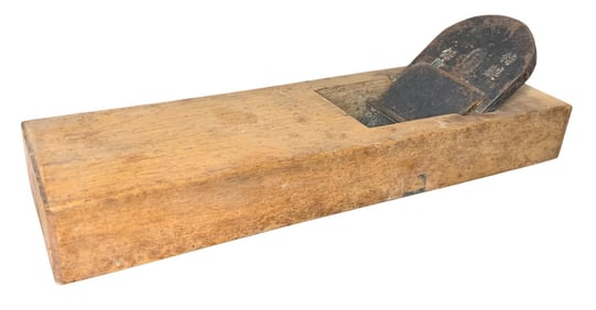 Early Japanese Embossed Character Carpentry Wood Plane