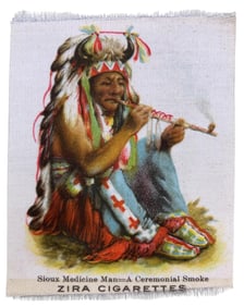 10 pc Early ZIRA & TOKIO Cigarette Native American Indian Tobacco Silk Collection