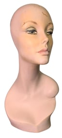 Mid Century Millinery, Jewelry Shop, Clothing Store Countertop Display Mannequin