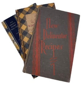 Trio 1929-1934 Hostess, Entertaining Etiquette Instruction & Recipes Cookbooks