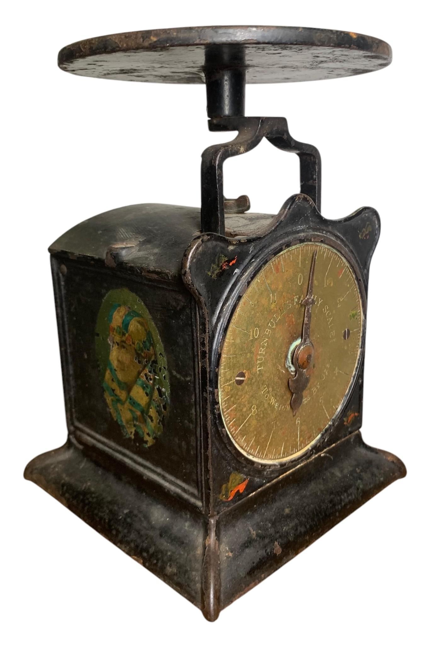 Victorian Era Cast Iron & Brass Turnbull's Family Counter Scale, Landers, Frary & Clark Houseware Co (1 of 11)