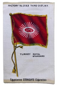24 pc Early Egyptianne & Sovereign Cigarette Country Flags Tobacco Silk Collection