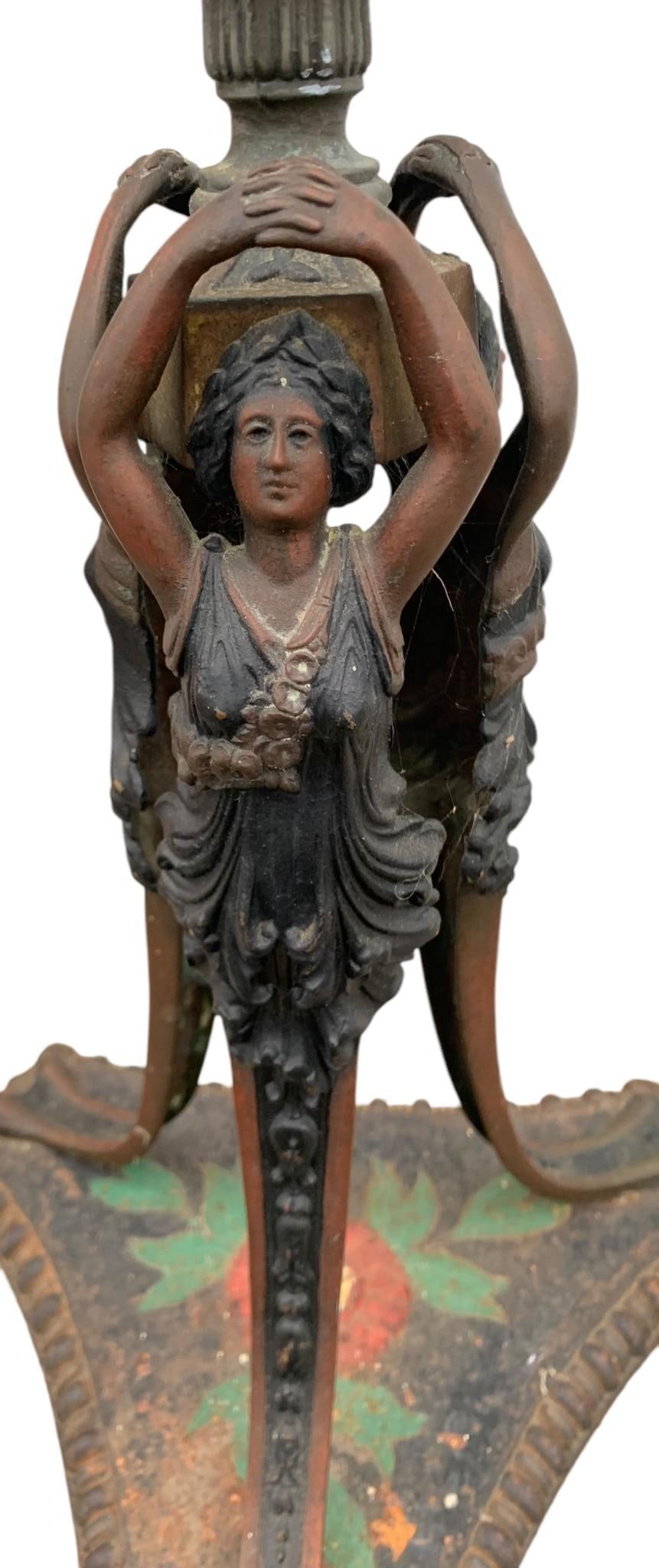 19th Century Triple Goddess Aquarium Fishbowl, Terrarium Globe, Antique Pedestal Stand (1 of 16)