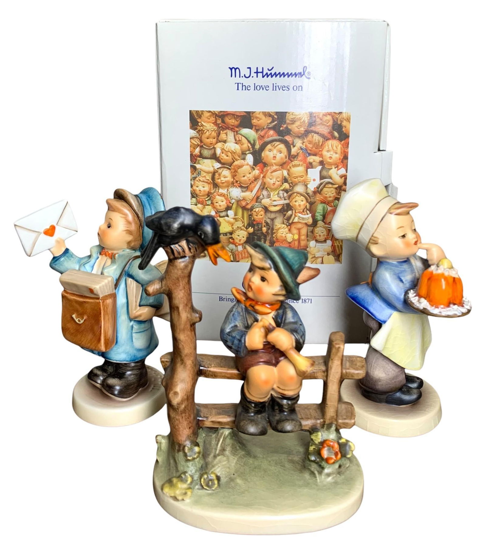 3 W Germany & Germany Goebel Hummel Figurines: #128, #342 & #119 (1 of 15)