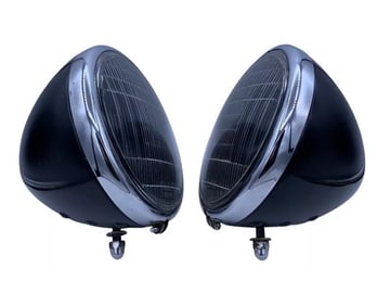 Pair 1930s TWILITE Chevrolet Automobile Hot Rod, Rat Rod, Gangster Headlamps