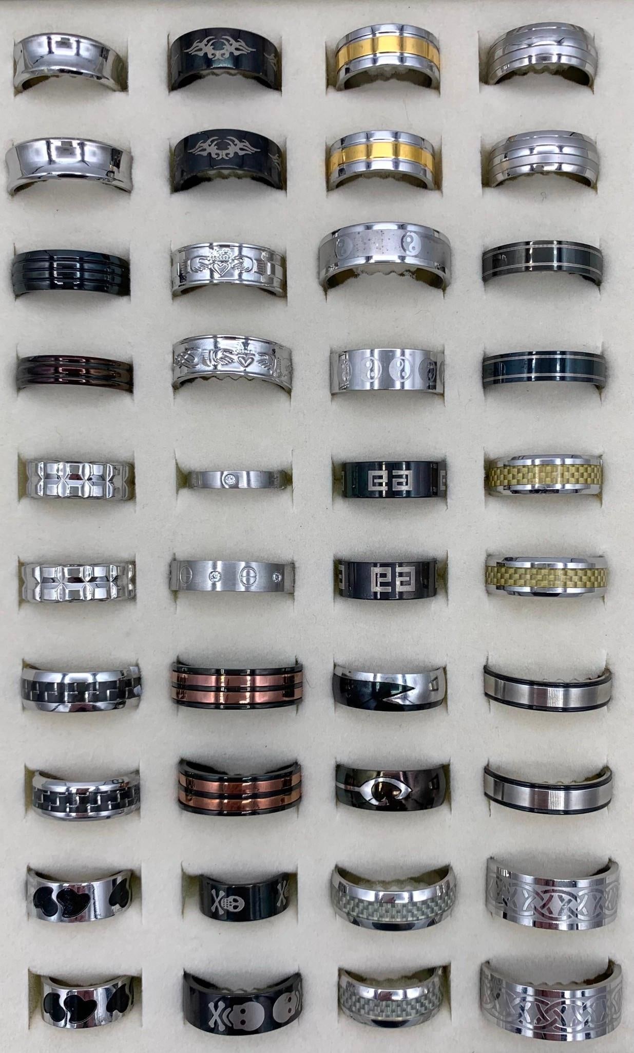 Fantastic 40 pc Matched Pair Costume Jewelry Ring Collection (1 of 9)