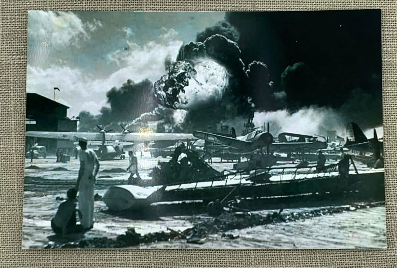 18 WWII Pearl Harbor Attack Soldier Reprint Photographs & Battle Casualties Data Documents (1 of 10)