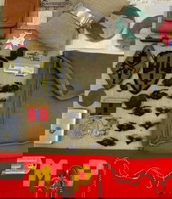 Leo D. Sackett US Marines Veteran Shooting Medals, Dog Tag, Pins, Zippo Lighter & Military Pieces