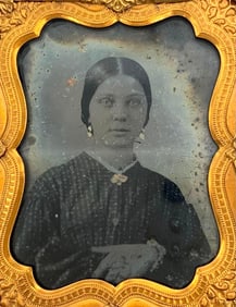 3 1860s Ambrotype & Tintype Cased Antique 19th Century Photographs