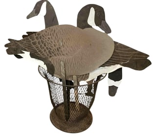 11 Daryl Wise "Real Geese" Field Hunting Bird Decoys