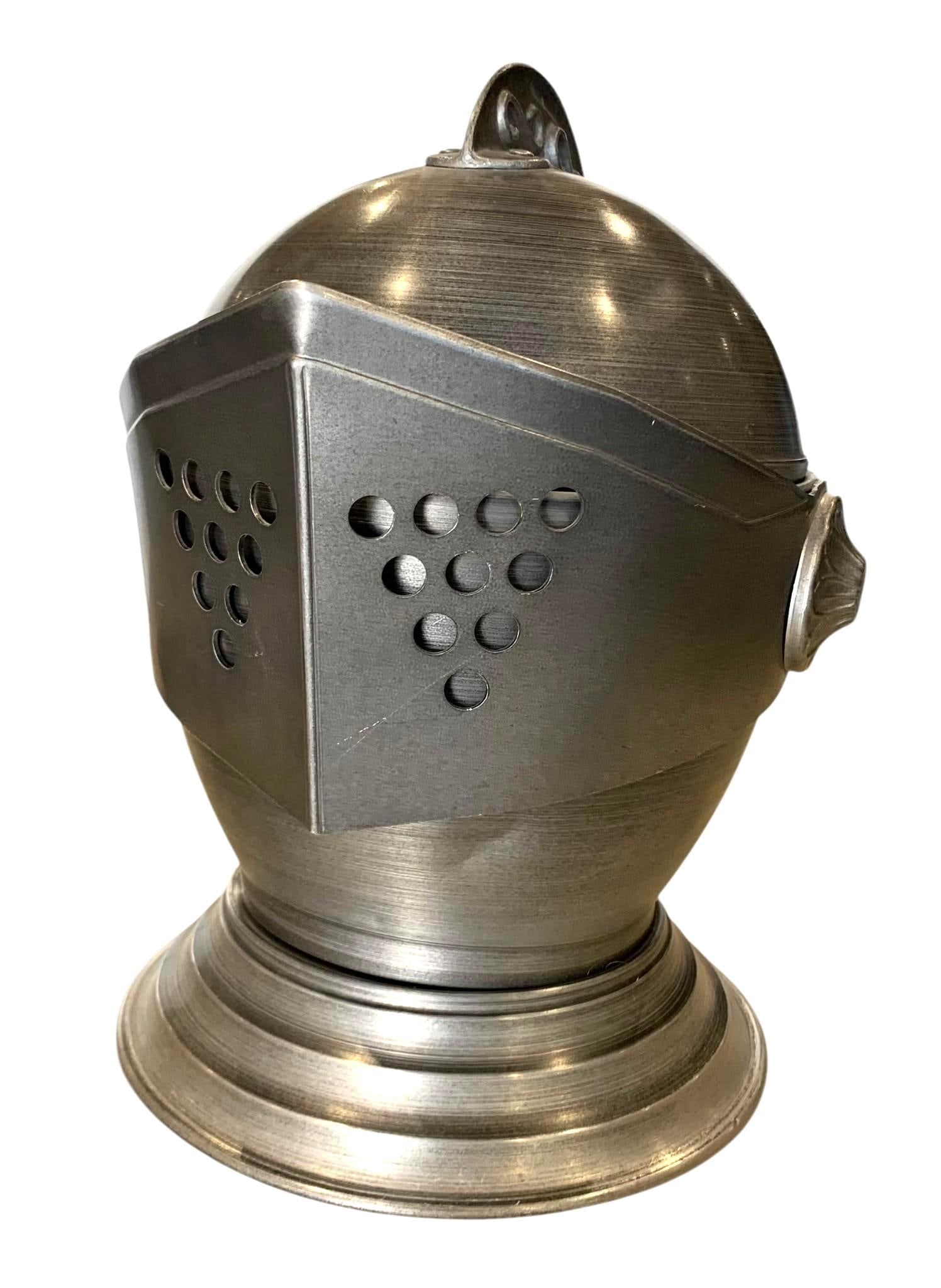 Italian Made Vintage Metal Medieval Armored Knight Cocktail Ice Bucket (1 of 9)