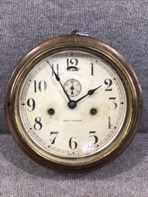 Small wood cased Seth Thomas windup clock