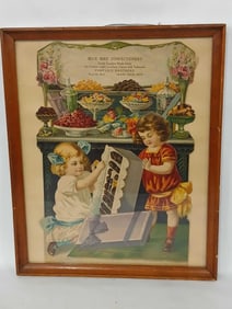 Funtukis Bros. Blue Bird Confectionery calendar topper