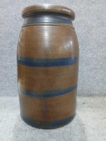 Stoneware 4-stripe 1gal jar