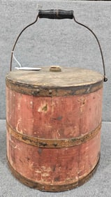1800s Primitive Kerosene Oil bucket